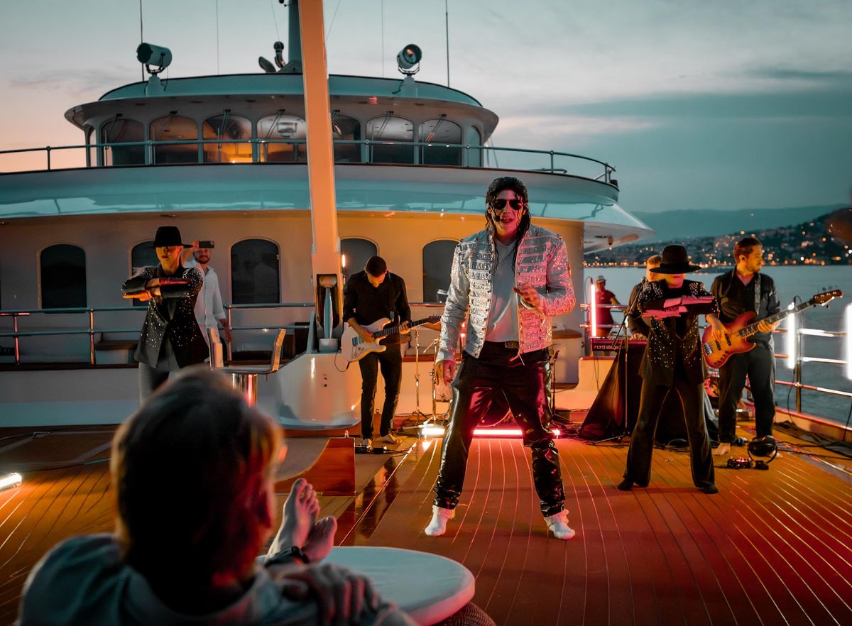 Private charter, sunset